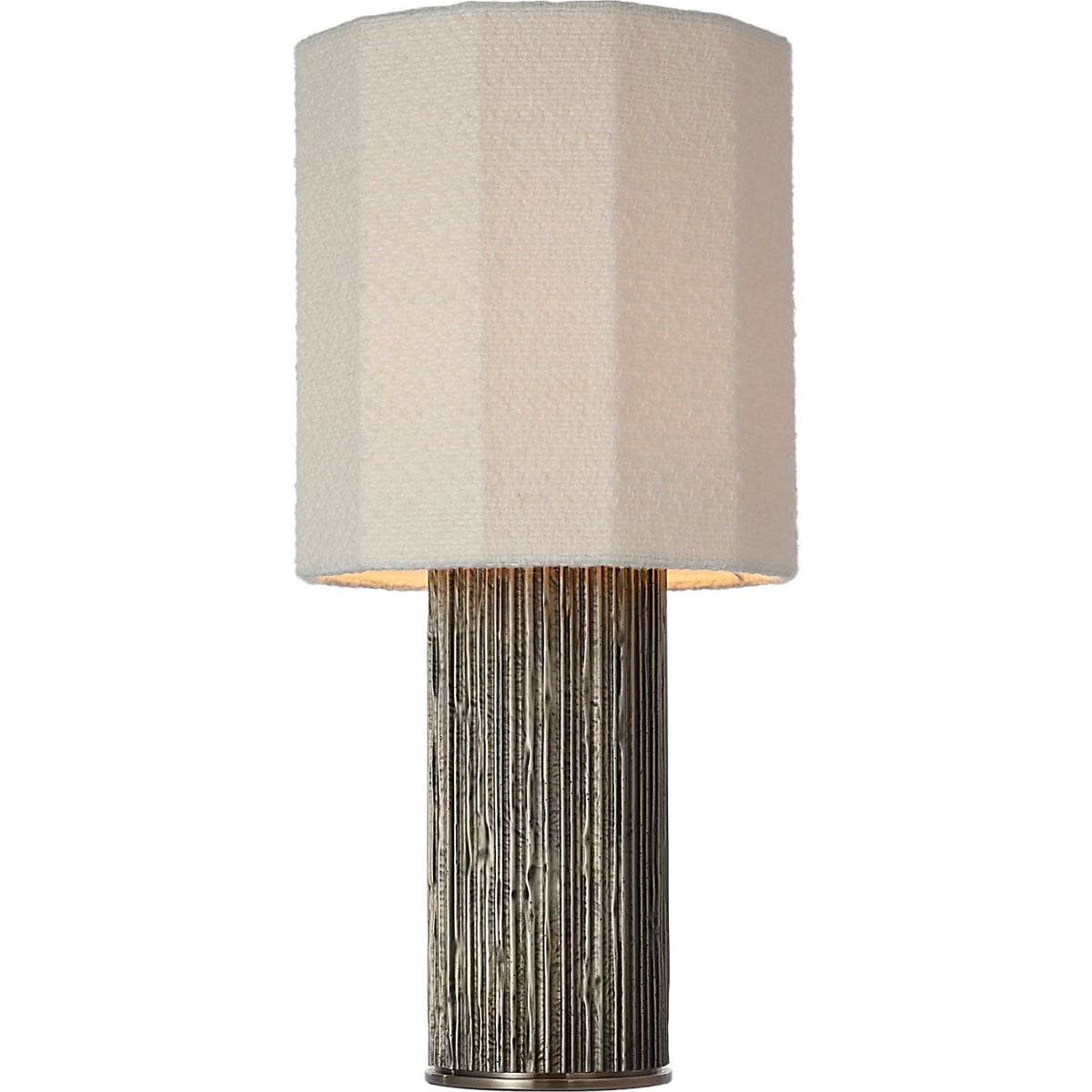 Visual Comfort Signature - AMB 3070RDC-B - LED Table Lamp - Fumar - Ridged Carbon
