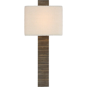 Visual Comfort Signature - AMB 2075RDC-B - LED Wall Sconce - Fumar - Ridged Carbon