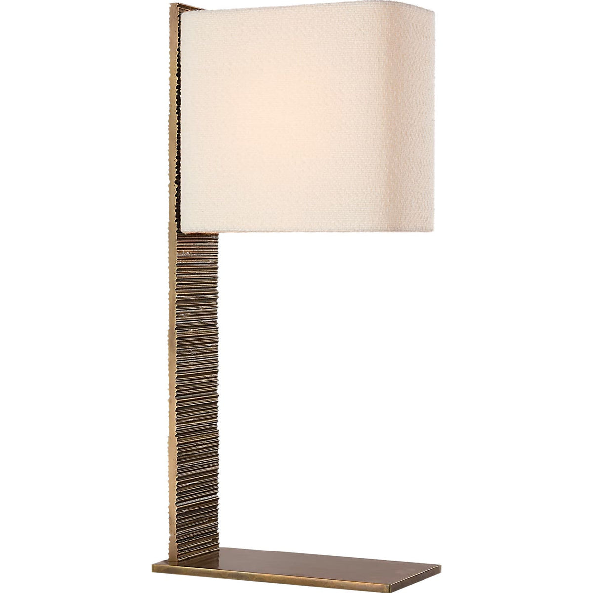 Visual Comfort Signature - AMB 3075RDC-B - LED Table Lamp - Fumar - Ridged Carbon