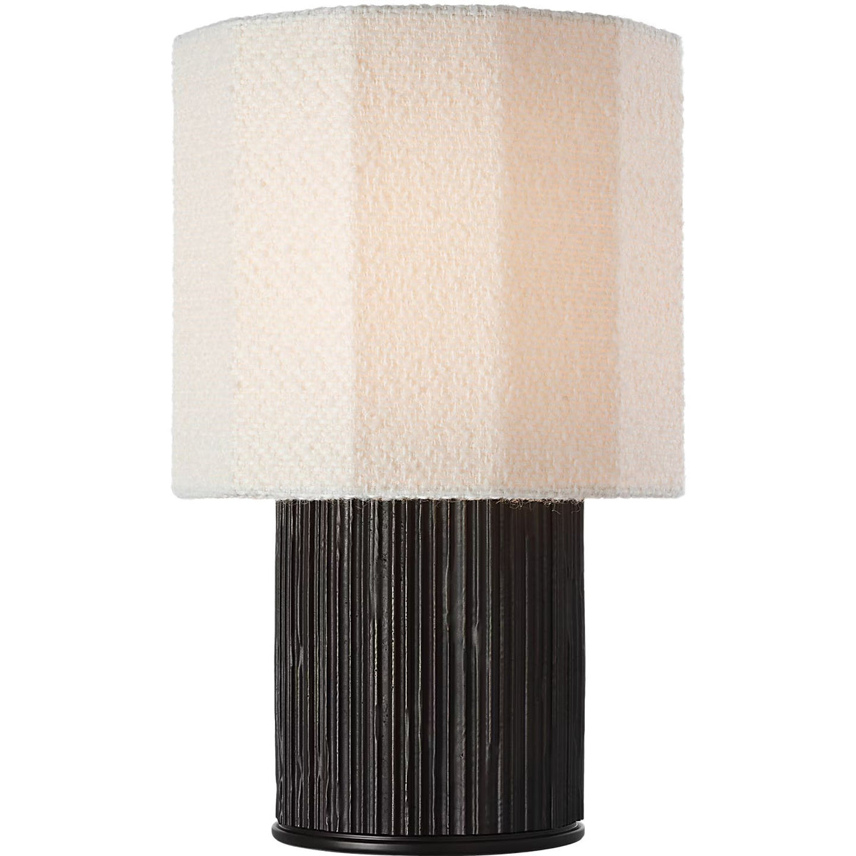 Visual Comfort Signature - AMB 3070RDC-B - LED Table Lamp - Fumar - Ridged Carbon