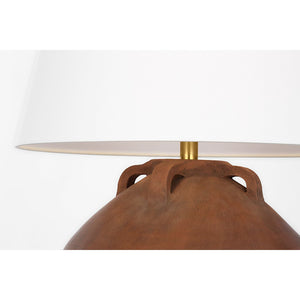 Visual Comfort Signature - AL 3617NTC-L - LED Table Lamp - Brewer - Natural Terracotta