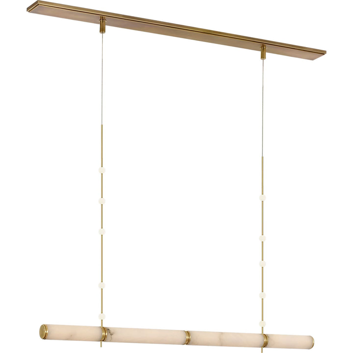Visual Comfort Signature - AMB 5030AB-ALB - LED Chandelier - Marcell - Antique-Burnished Brass