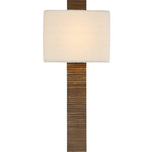 Visual Comfort Signature - AMB 2075RDC-B - LED Wall Sconce - Fumar - Ridged Carbon