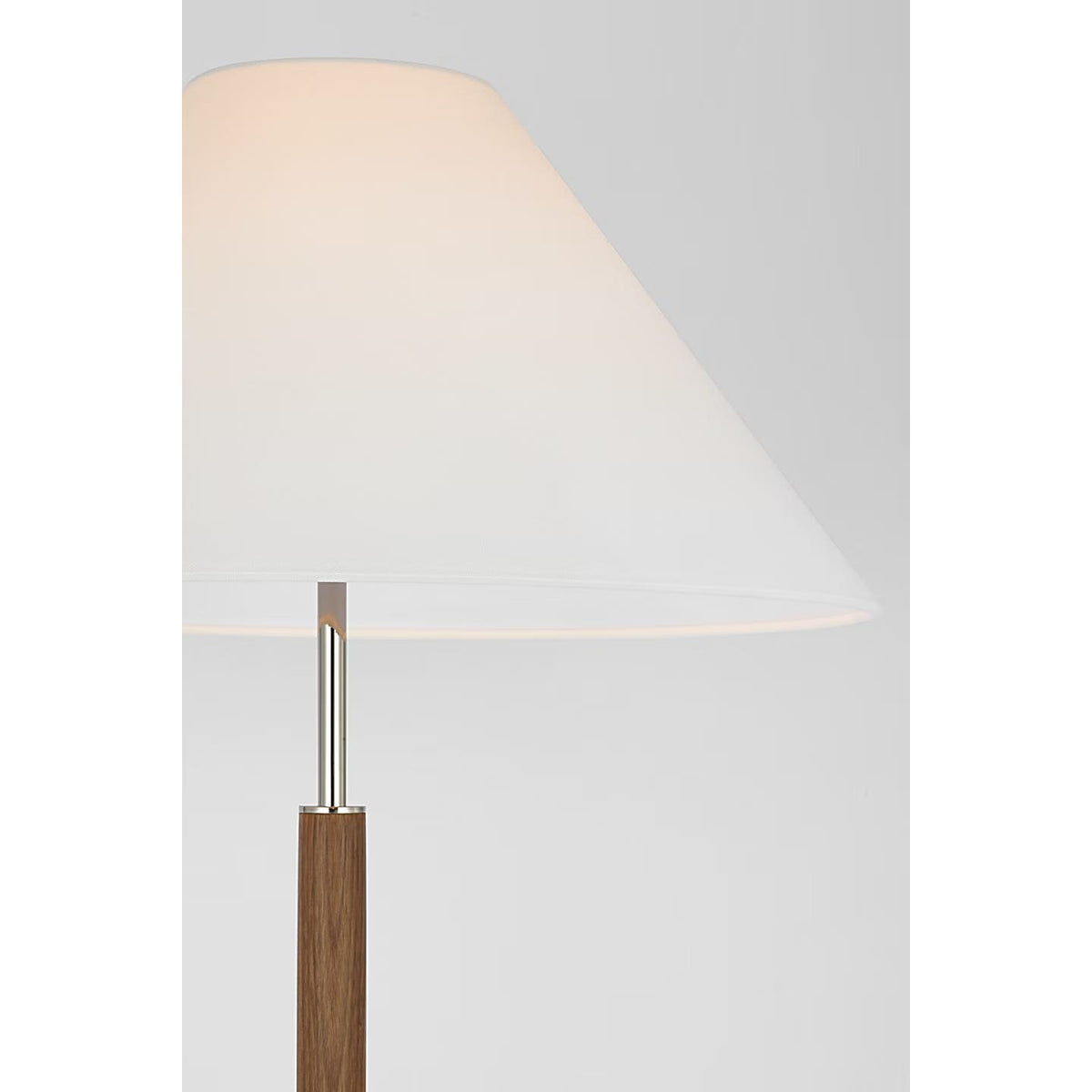 Visual Comfort Signature - RB 3125AB/W-L - LED Table Lamp - Amaya - Antique-Burnished Brass and Walnut