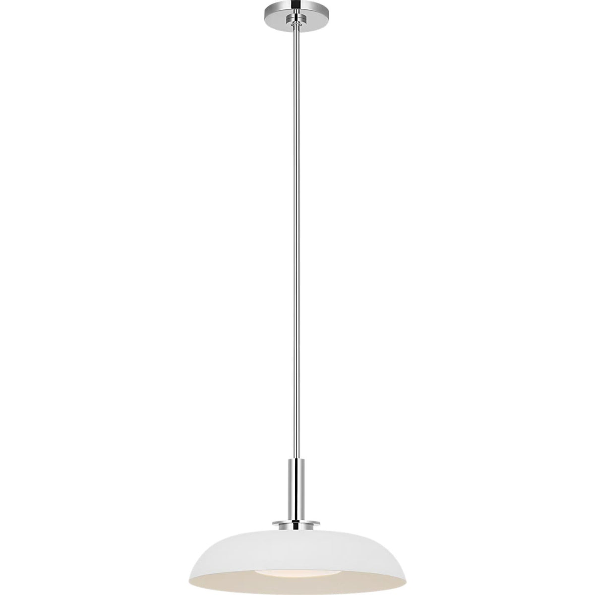 Visual Comfort Signature - AL 5038BZ/WHT-WG - LED Pendant - Cyrus - Bronze and Matte White