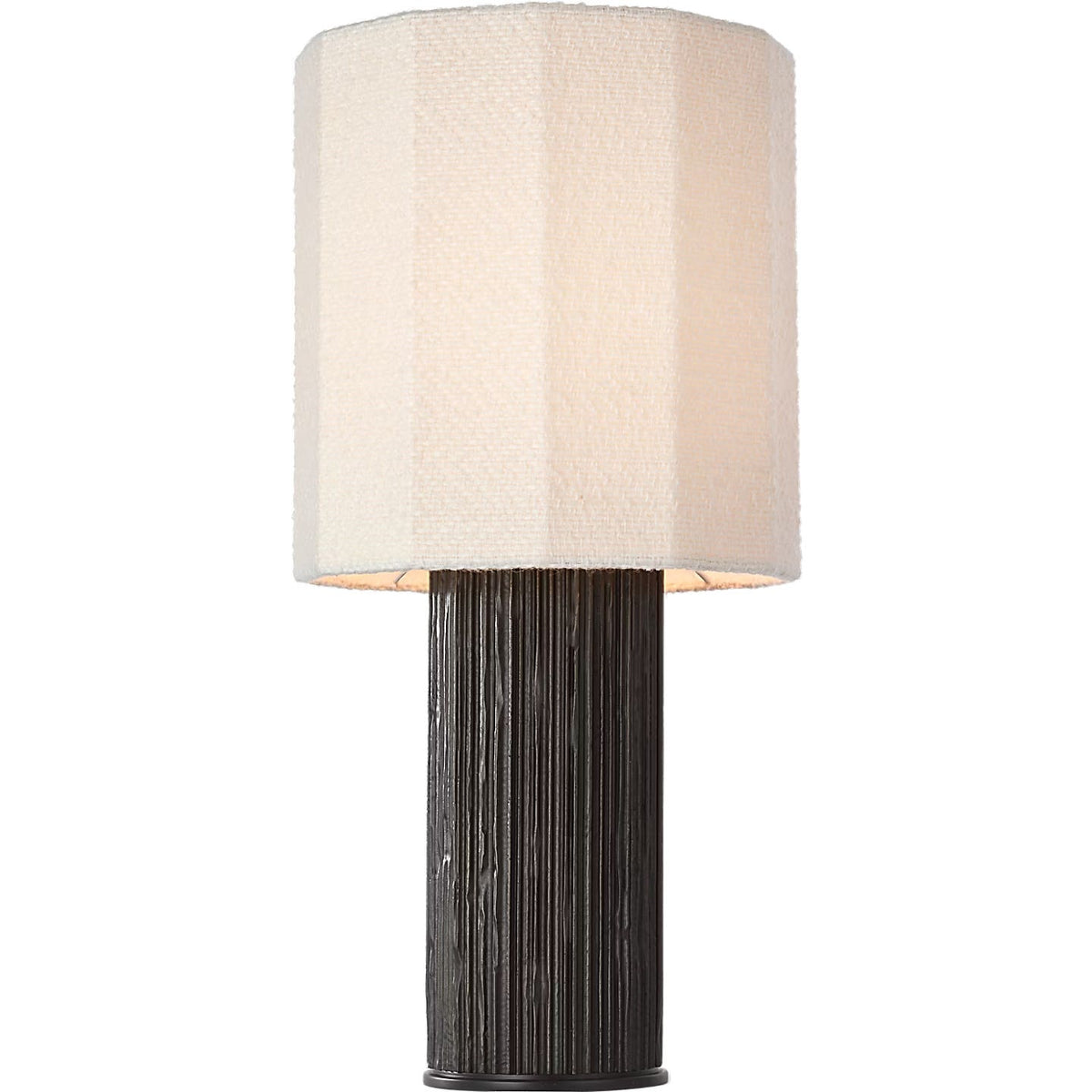 Visual Comfort Signature - AMB 3070RDC-B - LED Table Lamp - Fumar - Ridged Carbon