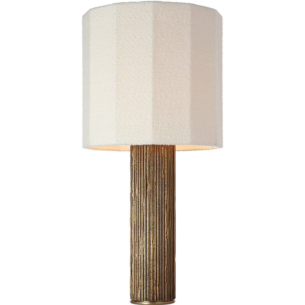 Visual Comfort Signature - AMB 3070RDC-B - LED Table Lamp - Fumar - Ridged Carbon