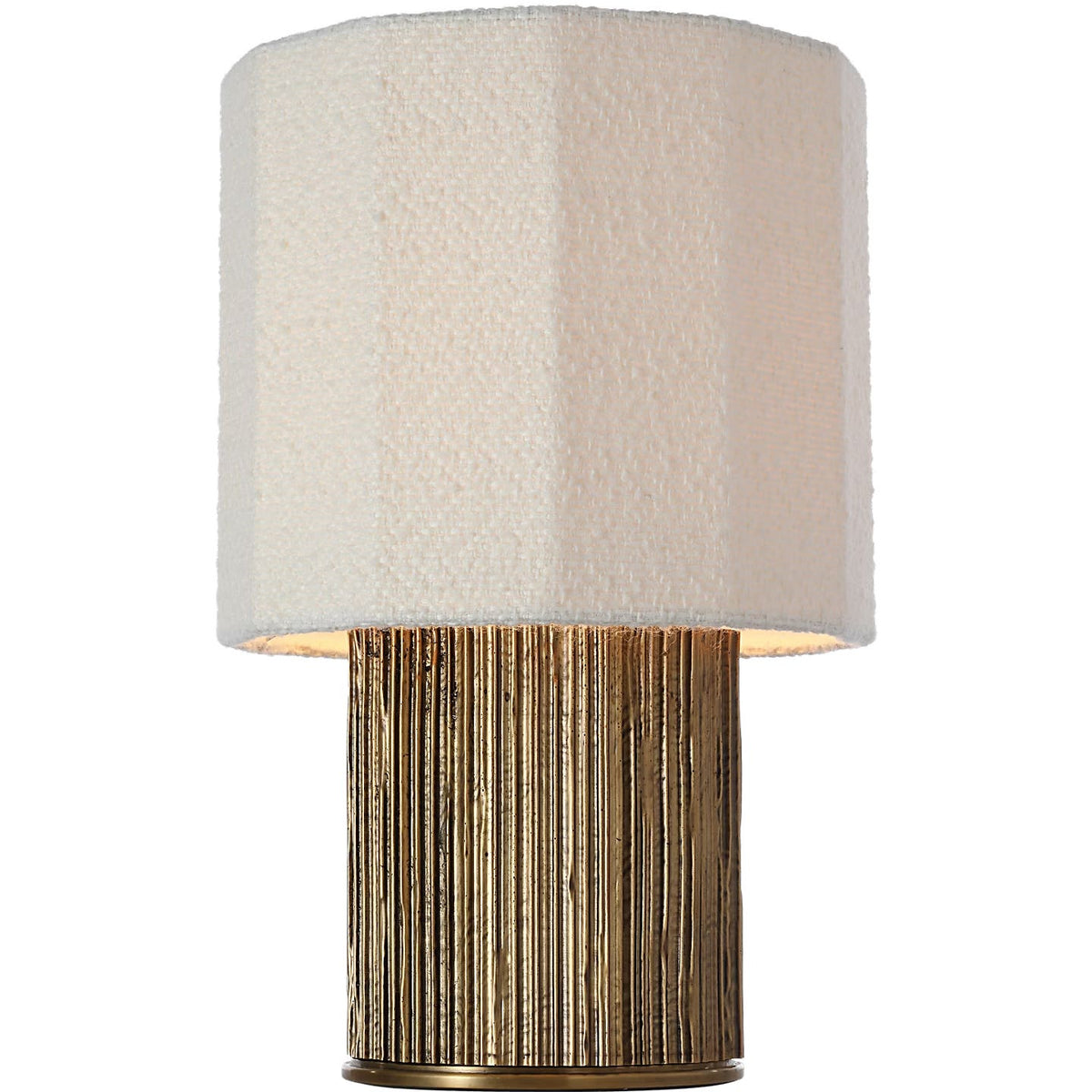 Visual Comfort Signature - AMB 3070RDC-B - LED Table Lamp - Fumar - Ridged Carbon