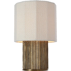Visual Comfort Signature - AMB 3070RDC-B - LED Table Lamp - Fumar - Ridged Carbon