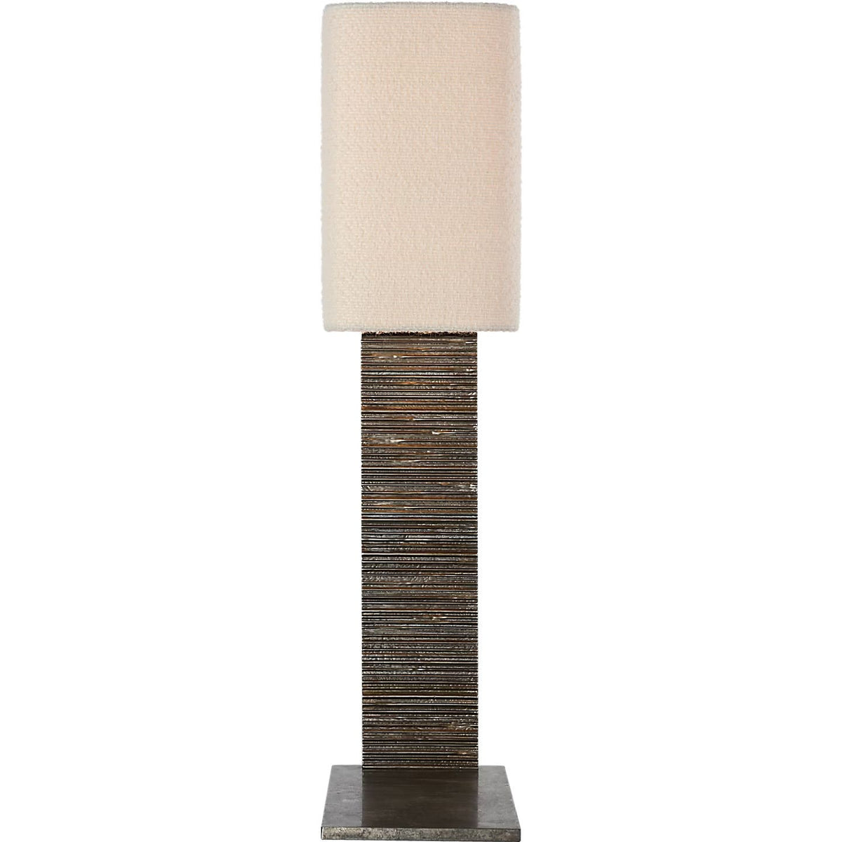 Visual Comfort Signature - AMB 3075RDC-B - LED Table Lamp - Fumar - Ridged Carbon