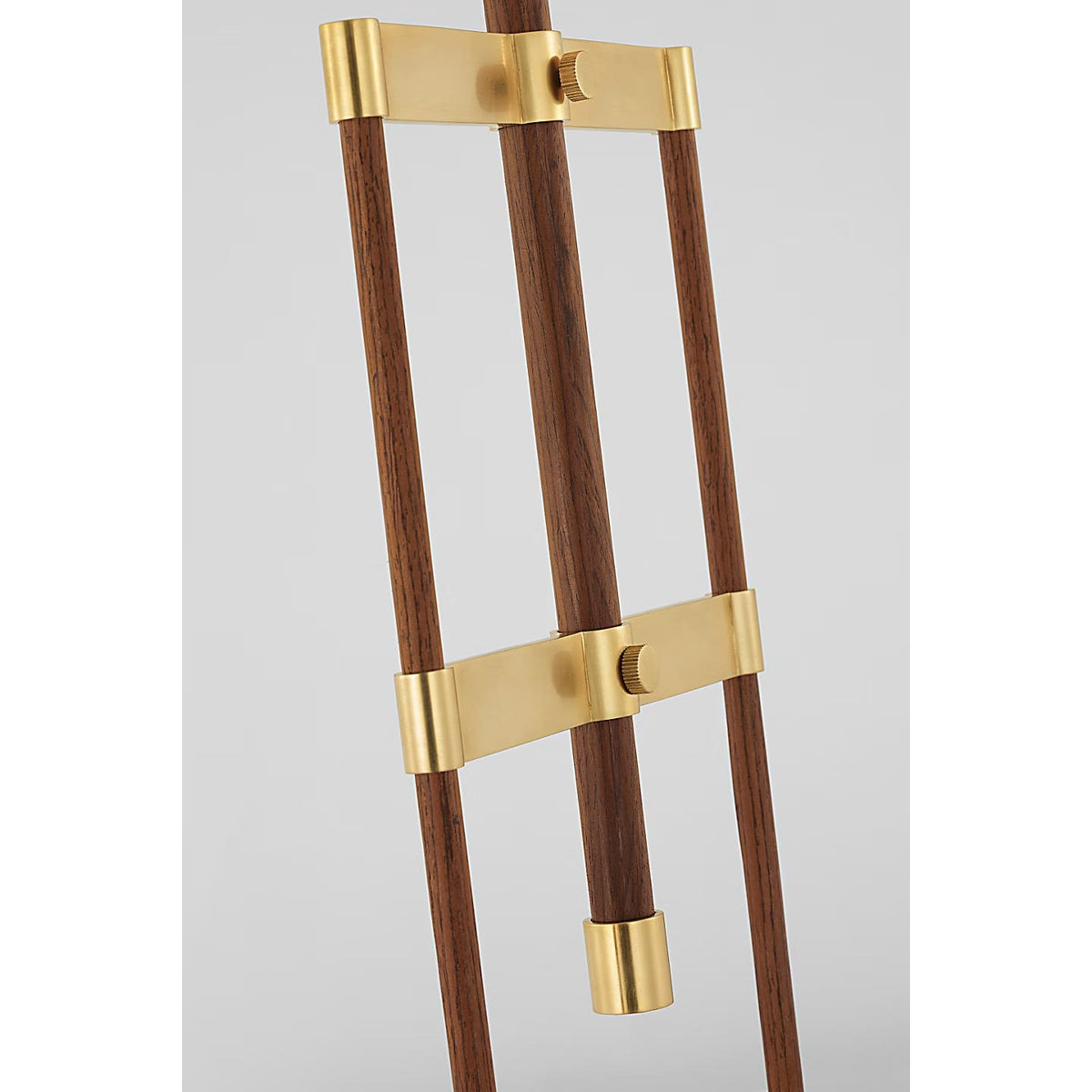 Visual Comfort Signature - RB 3030AB/W-L - LED Table Lamp - Alda - Antique-Burnished Brass and Walnut