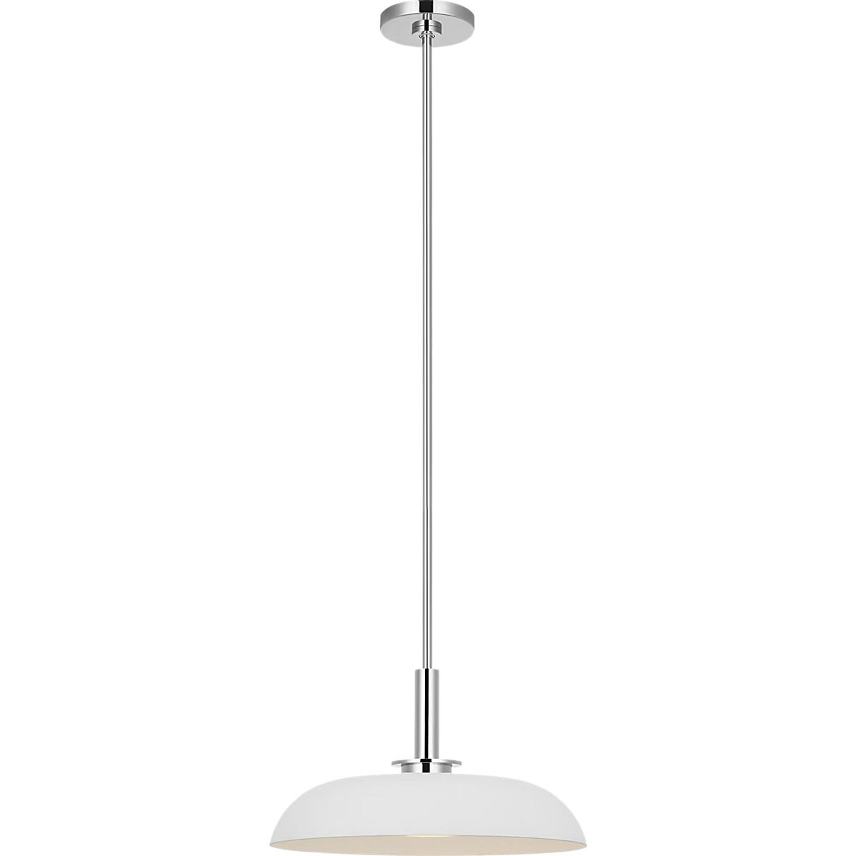 Visual Comfort Signature - AL 5038BZ/WHT-WG - LED Pendant - Cyrus - Bronze and Matte White