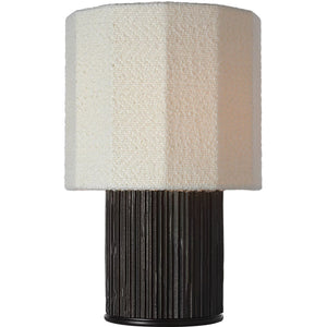 Visual Comfort Signature - AMB 3070RDC-B - LED Table Lamp - Fumar - Ridged Carbon