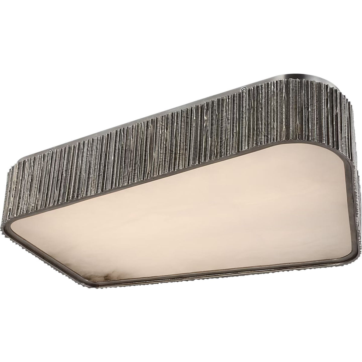 Visual Comfort Signature - AMB 4070RDC-ALB - LED Flush Mount - Fumar - Ridged Carbon