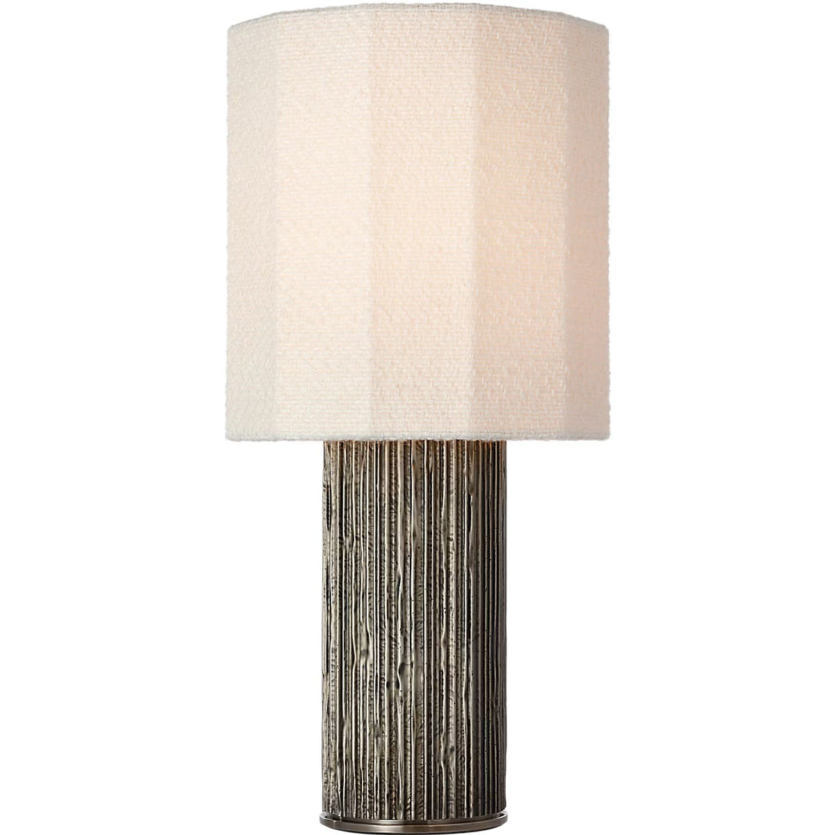Visual Comfort Signature - AMB 3070RDC-B - LED Table Lamp - Fumar - Ridged Carbon