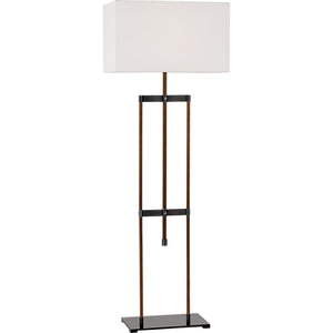 Visual Comfort Signature - RB 1030AB/W-L - LED Floor Lamp - Alda - Antique-Burnished Brass and Walnut