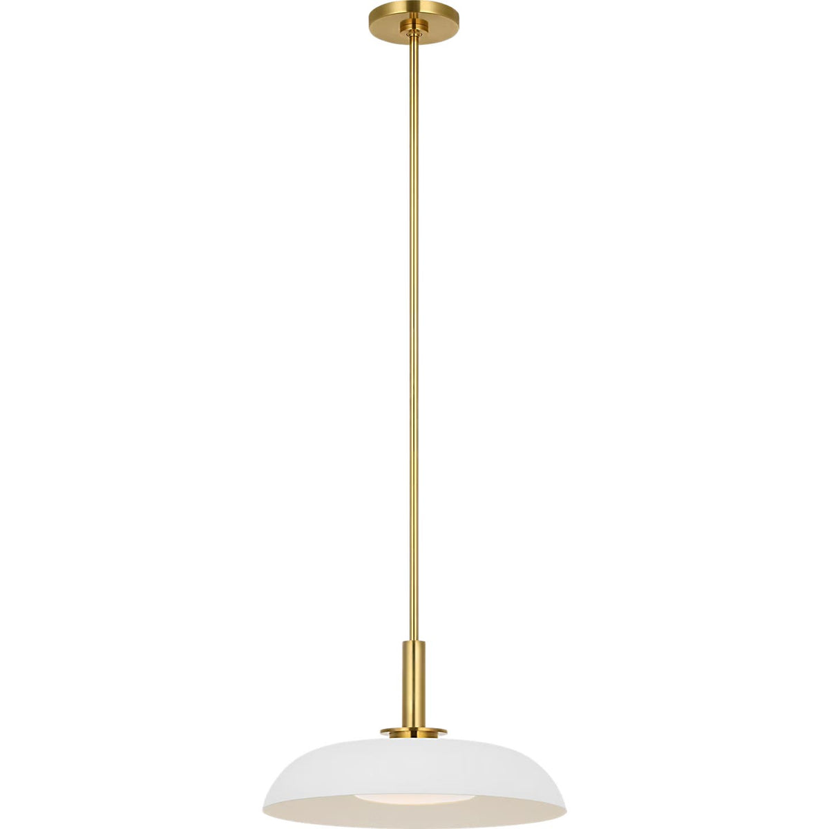 Visual Comfort Signature - AL 5038BZ/WHT-WG - LED Pendant - Cyrus - Bronze and Matte White