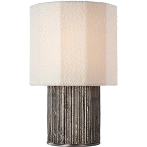 Visual Comfort Signature - AMB 3070RDC-B - LED Table Lamp - Fumar - Ridged Carbon