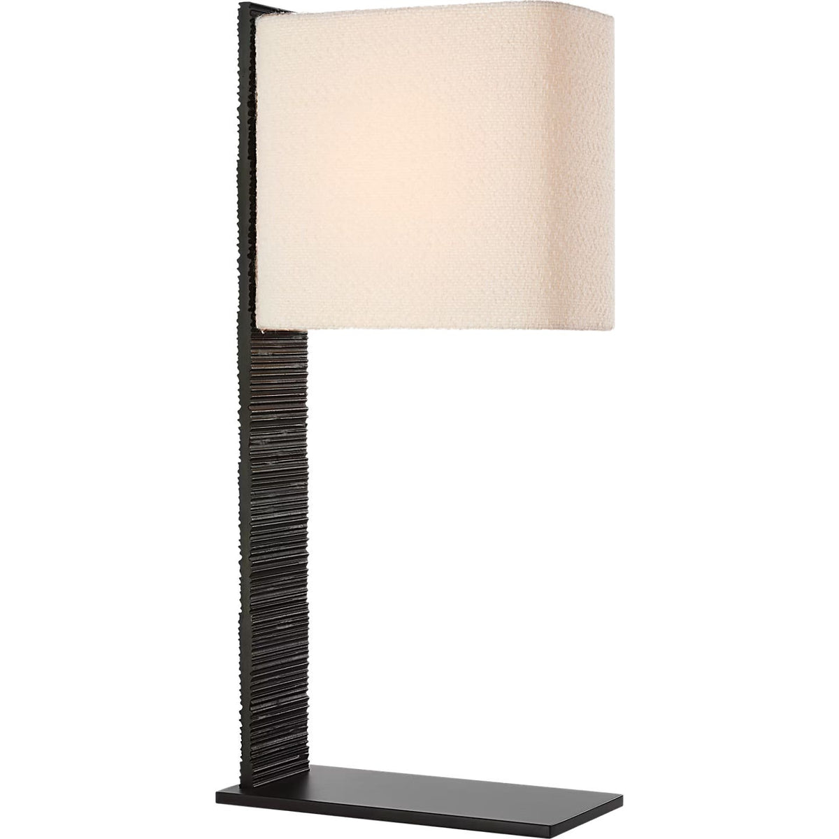 Visual Comfort Signature - AMB 3075RDC-B - LED Table Lamp - Fumar - Ridged Carbon