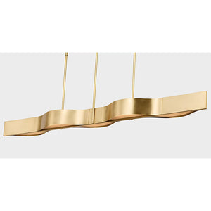 Visual Comfort Signature - KW 5524AB-FG - LED Pendant - Avant - Antique-Burnished Brass