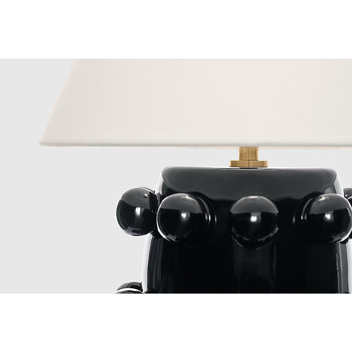 Visual Comfort Signature - KW 3030BLK-L-CL - LED Table Lamp - Linden - Black