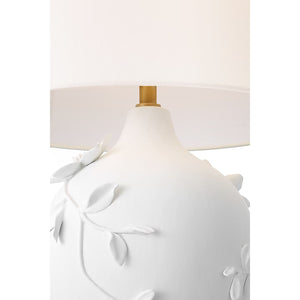 Visual Comfort Signature - MF 3605PW-L - LED Table Lamp - Elowen - Plaster White
