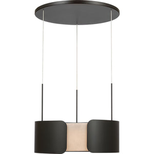 Visual Comfort Signature - AMB 5004MTC-NF - LED Chandelier - Armise - Matte Carbon