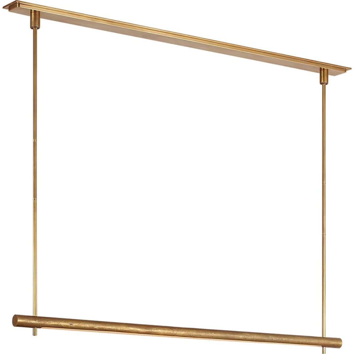 Visual Comfort Signature - AMB 5035MBR-NF - LED Chandelier - Stahl - Museum Brass
