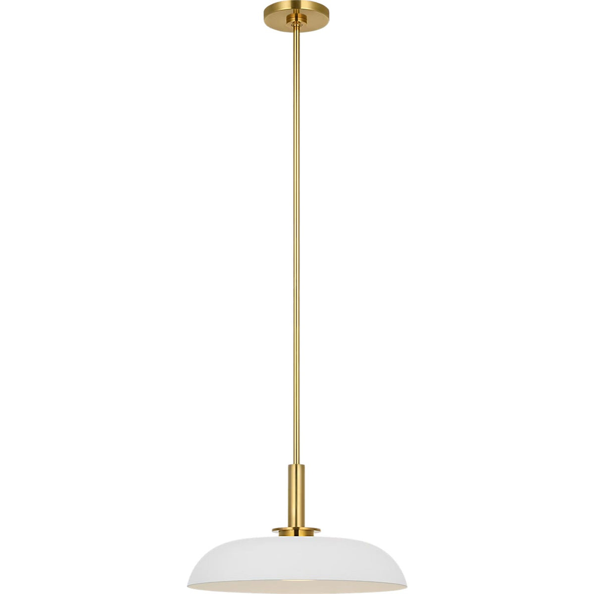 Visual Comfort Signature - AL 5038BZ/WHT-WG - LED Pendant - Cyrus - Bronze and Matte White