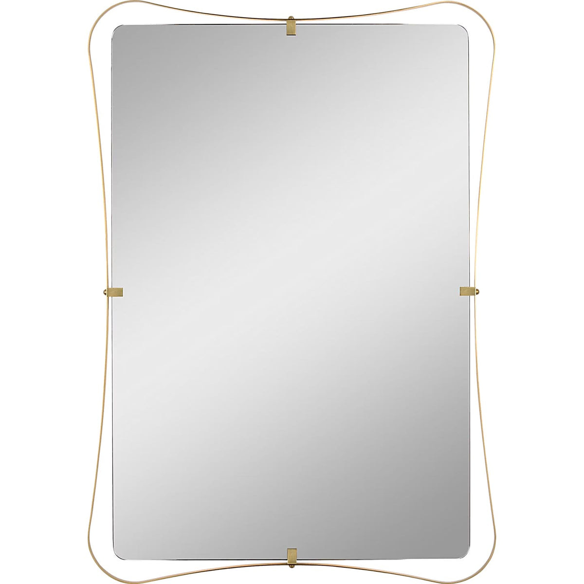Visual Comfort Signature - AL 2070HAB - LED Mirror - Barnes - Hand-Rubbed Antique Brass