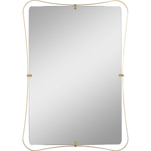 Visual Comfort Signature - AL 2070HAB - LED Mirror - Barnes - Hand-Rubbed Antique Brass