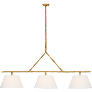 Visual Comfort Signature - SK 5705AI-L - LED Chandelier - Collette - Aged Iron