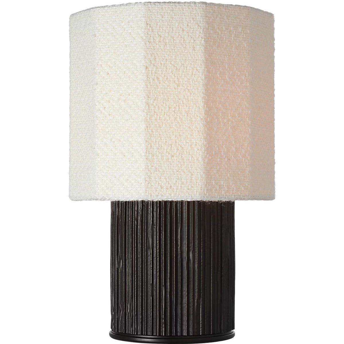 Visual Comfort Signature - AMB 3070RDC-B - LED Table Lamp - Fumar - Ridged Carbon