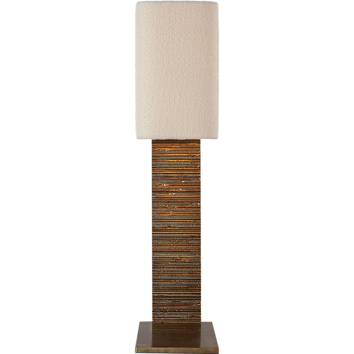 Visual Comfort Signature - AMB 3075RDC-B - LED Table Lamp - Fumar - Ridged Carbon