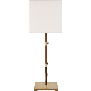 Visual Comfort Signature - RB 3030AB/W-L - LED Table Lamp - Alda - Antique-Burnished Brass and Walnut