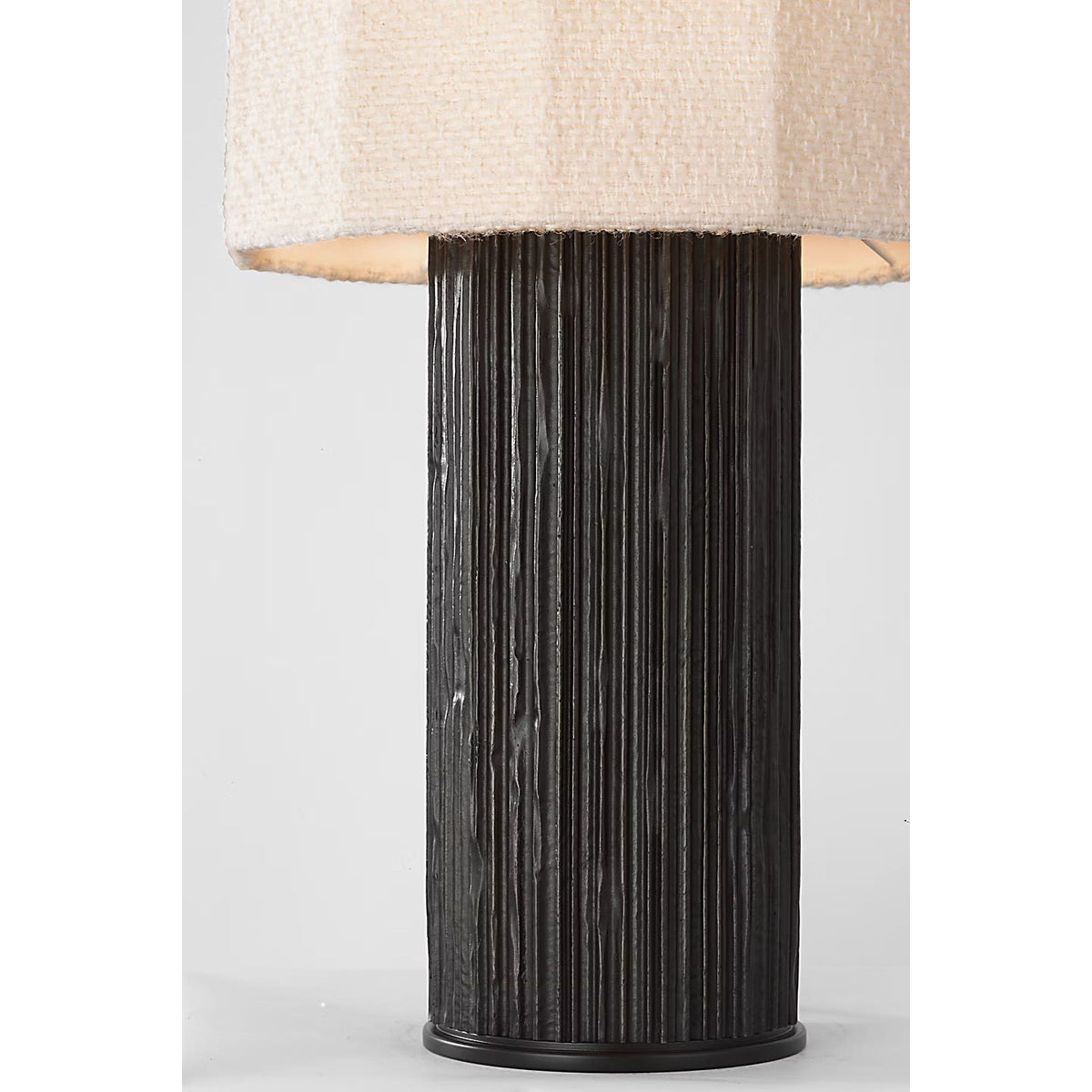 Visual Comfort Signature - AMB 3070RDC-B - LED Table Lamp - Fumar - Ridged Carbon
