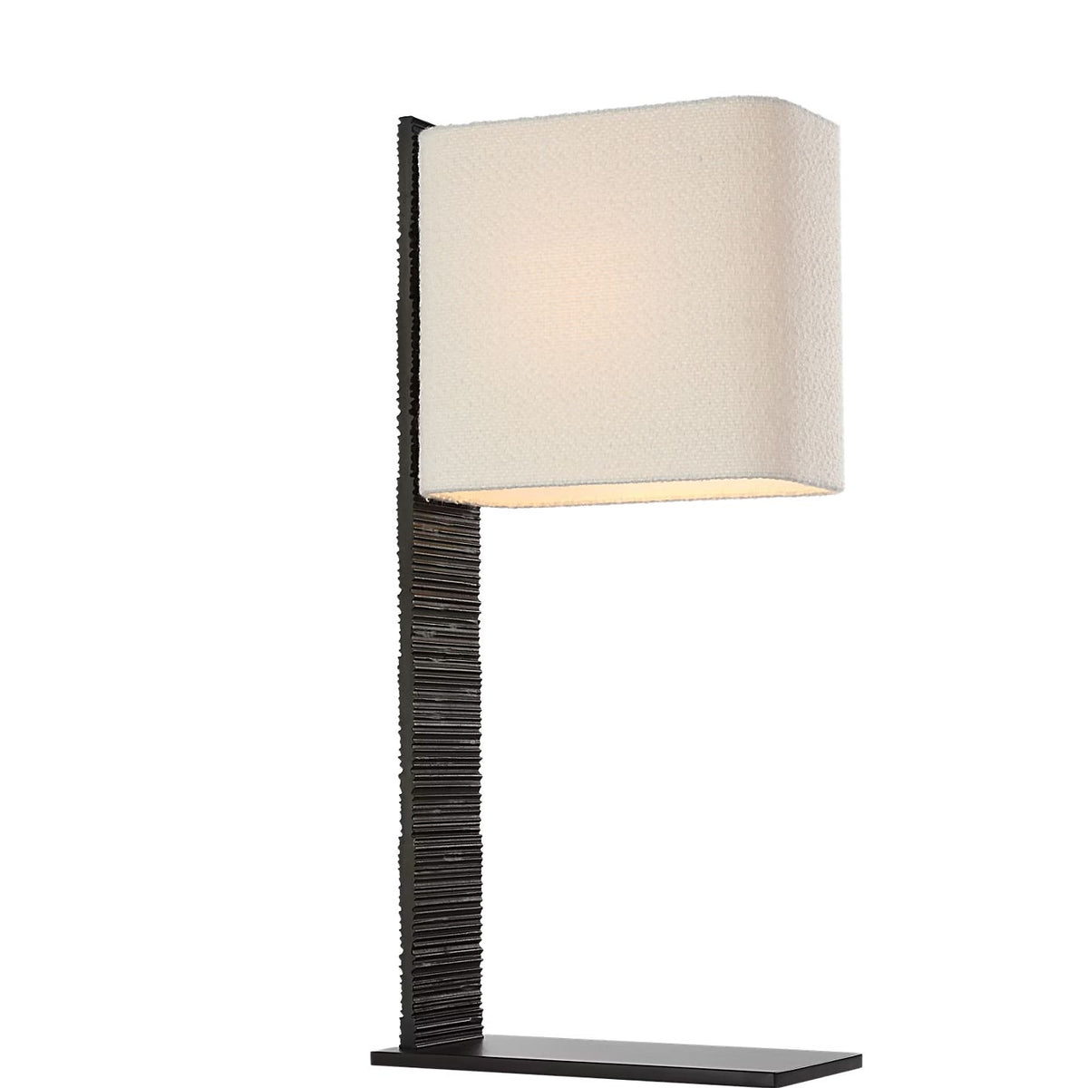 Visual Comfort Signature - AMB 3075RDC-B - LED Table Lamp - Fumar - Ridged Carbon