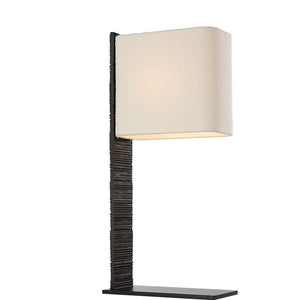 Visual Comfort Signature - AMB 3075RDC-B - LED Table Lamp - Fumar - Ridged Carbon