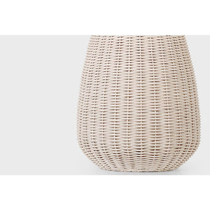 Visual Comfort Signature - CHA 8745ASW/AB-L - LED Table Lamp - Kokomo - Ash Wicker and Antique-Burnished Brass