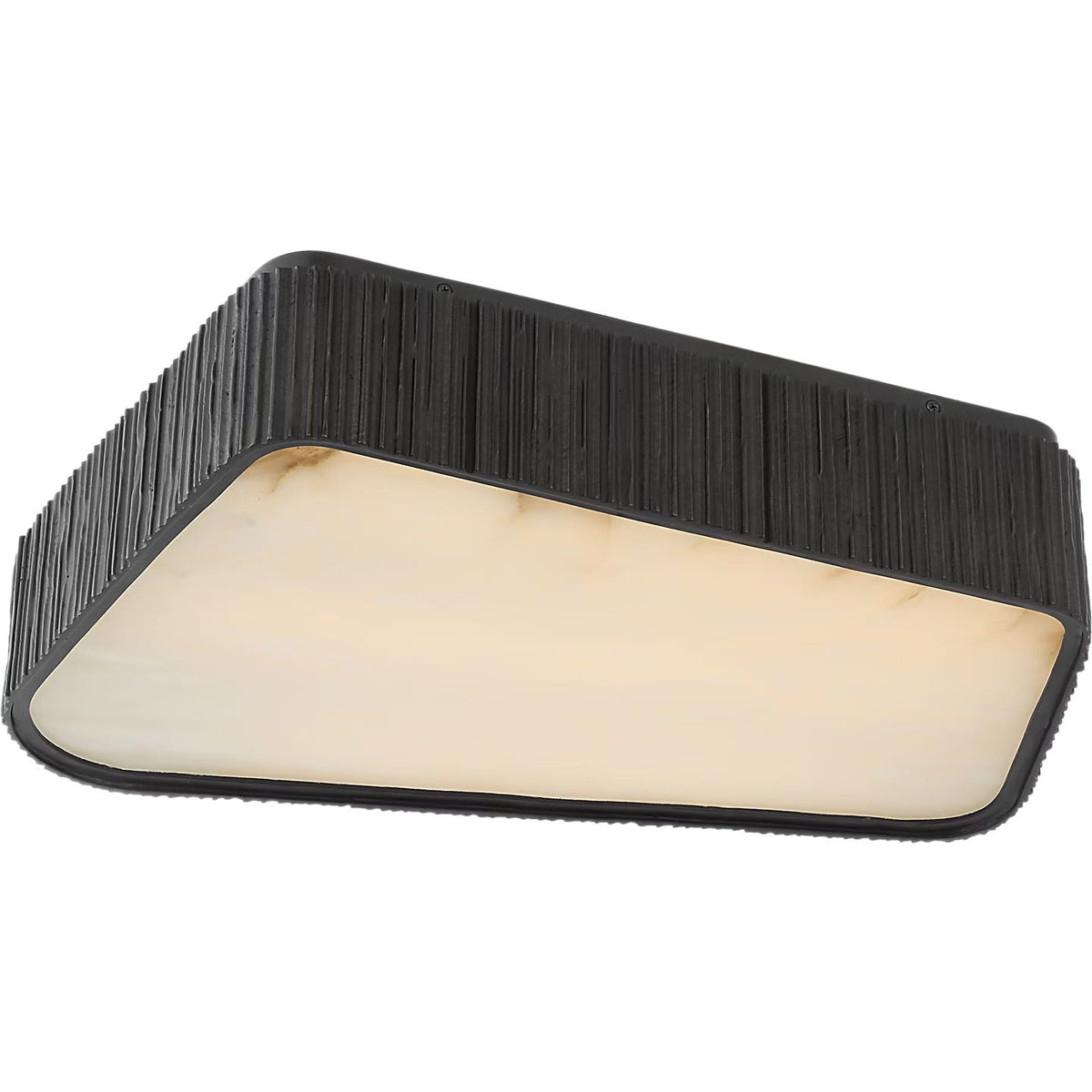 Visual Comfort Signature - AMB 4070RDC-ALB - LED Flush Mount - Fumar - Ridged Carbon