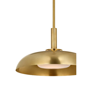 Visual Comfort Signature - AL 5038BZ/WHT-WG - LED Pendant - Cyrus - Bronze and Matte White