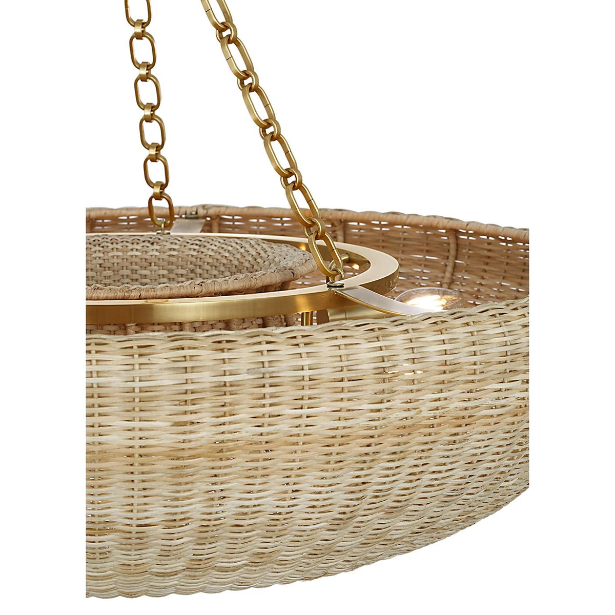 Visual Comfort Signature - ARN 5055HAB-BDW - LED Chandelier - Devon - Hand-Rubbed Antique Brass