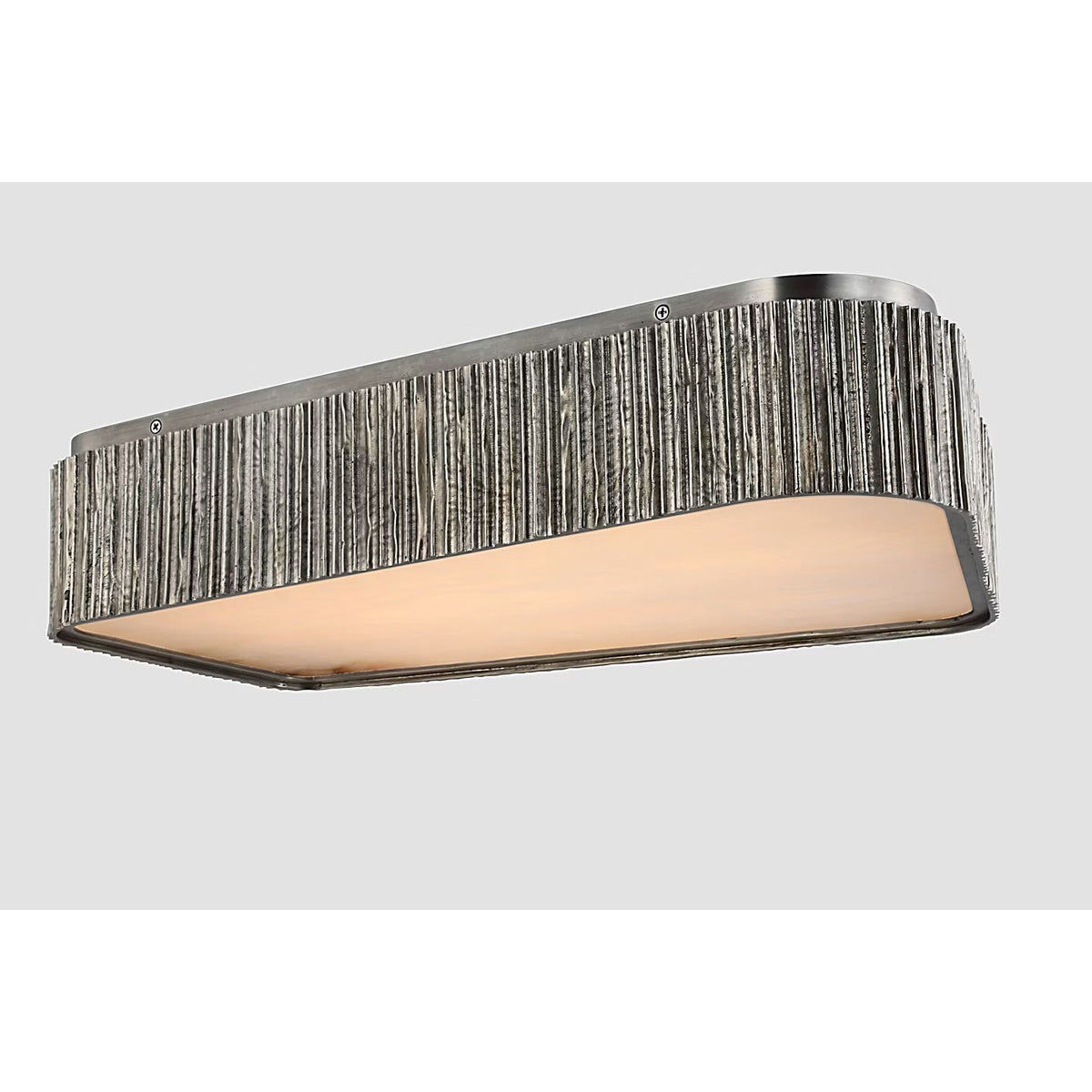 Visual Comfort Signature - AMB 4070RDC-ALB - LED Flush Mount - Fumar - Ridged Carbon