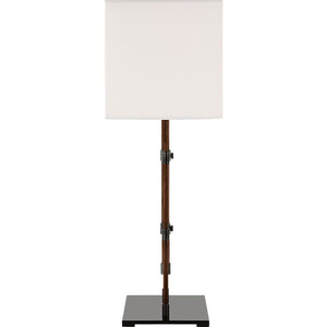 Visual Comfort Signature - RB 3030AB/W-L - LED Table Lamp - Alda - Antique-Burnished Brass and Walnut