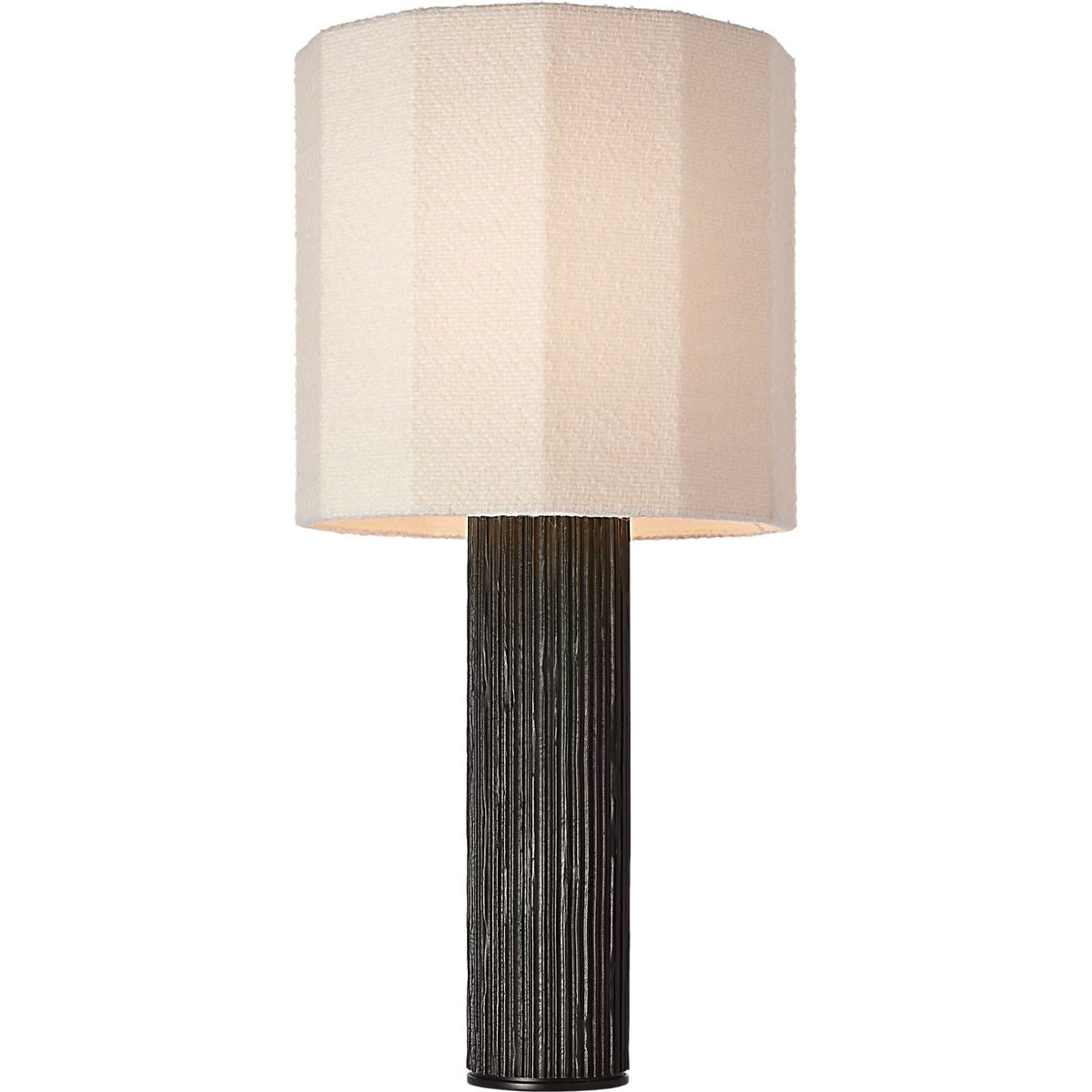 Visual Comfort Signature - AMB 3070RDC-B - LED Table Lamp - Fumar - Ridged Carbon