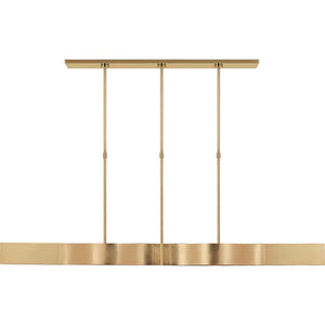 Visual Comfort Signature - KW 5524AB-FG - LED Pendant - Avant - Antique-Burnished Brass