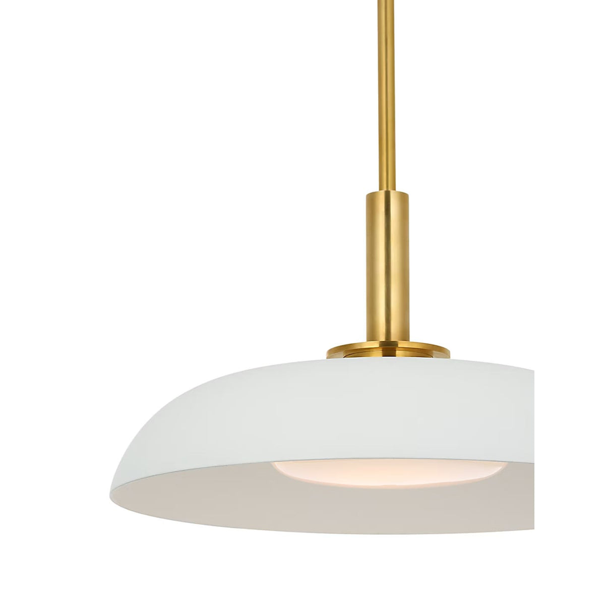 Visual Comfort Signature - AL 5038BZ/WHT-WG - LED Pendant - Cyrus - Bronze and Matte White