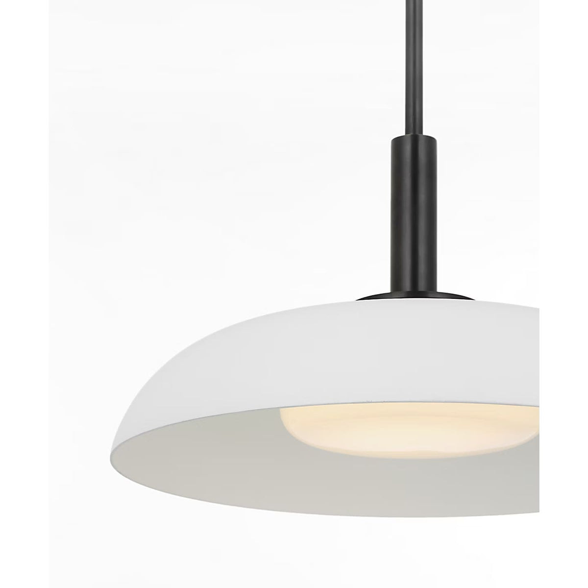 Visual Comfort Signature - AL 5038BZ/WHT-WG - LED Pendant - Cyrus - Bronze and Matte White