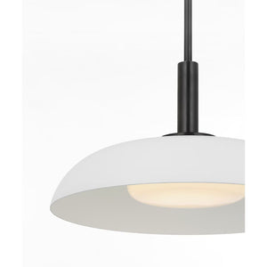 Visual Comfort Signature - AL 5038BZ/WHT-WG - LED Pendant - Cyrus - Bronze and Matte White