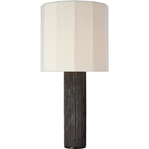 Visual Comfort Signature - AMB 3070RDC-B - LED Table Lamp - Fumar - Ridged Carbon